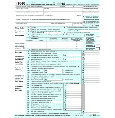 Tax Form by FormNation