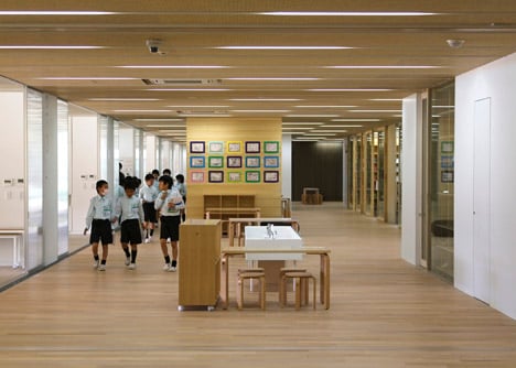 Teikyo University Elementary School by Kengo Kuma and Associates