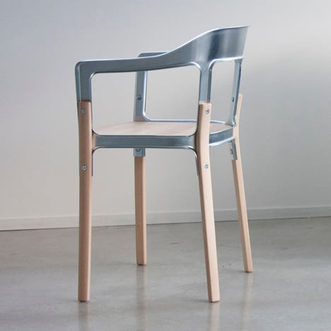 Theca and Steelwood Galva by Ronan and Erwan Bouroullec for Magis