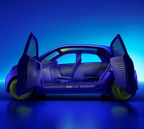 Twin'Z concept car by Ross Lovegrove for Renault