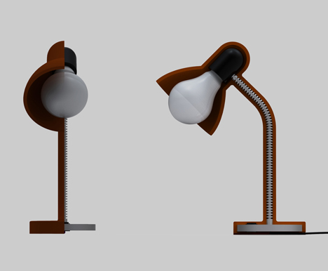 Rubber Lamp by Thomas Schnur