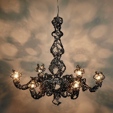 Engineering Temporality chandelier by Studio Markunpoika