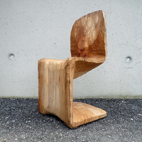 Wooden Panton by Matthias Brandmaier