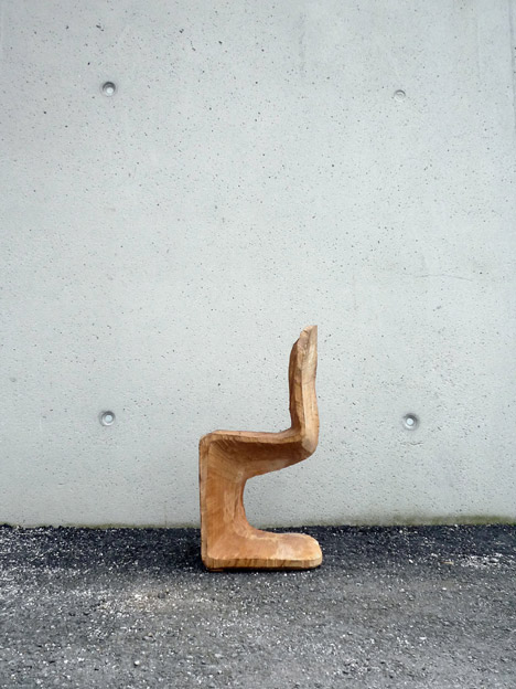 Wooden Panton by Matthias Brandmaier