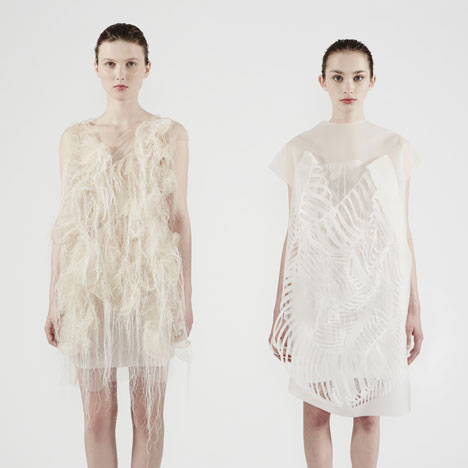 (No)where (Now)here: two gaze-activated dresses by Ying Gao