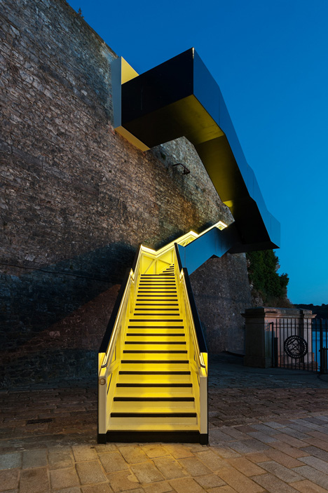 Coast Path Staircase by Gillespie Yunnie Architects