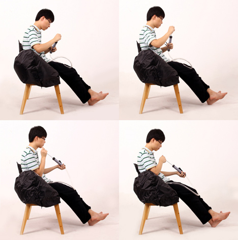 The Holding-breath Chair by Ray Jiao & Yi Wang