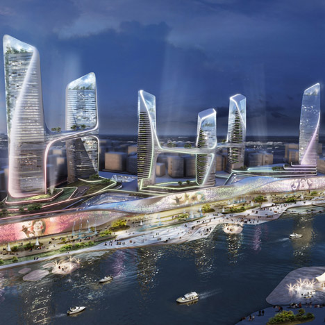 Tongzhou Central Business District by UNStudio