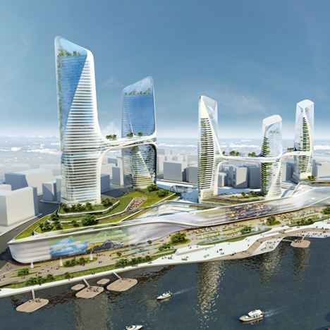 Tongzhou Central Business District by UNStudio