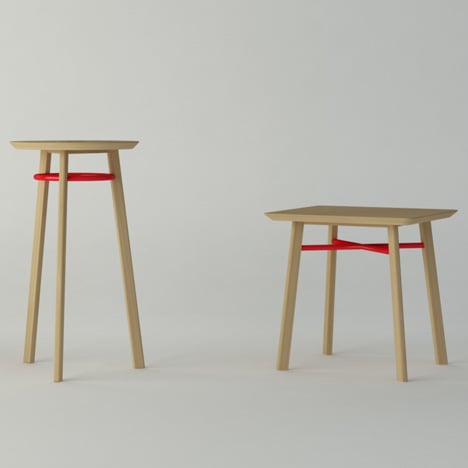 Noughts and Crosses tables by Michael Sodeau for Modus