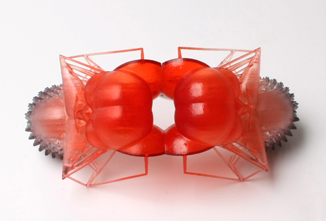 The Aesthetic of Fears 3D-printed jewellery by Dorry Hsu