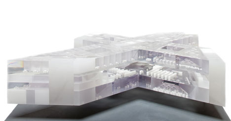 Work starts on OMA-designed library in Caen, France