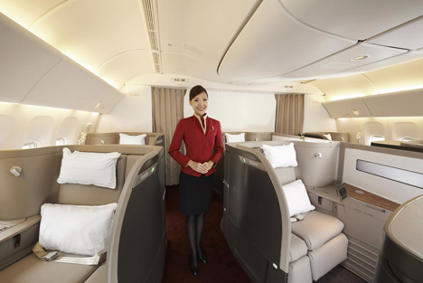 Foster + Partners designs first-class cabin for Cathay Pacific