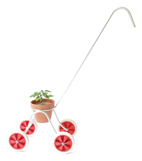 Plant pregnancy stroller by Alice Kim