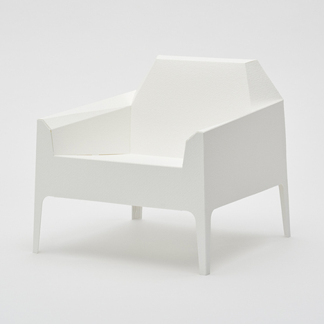 1/5 scale paper chair by Taiji Fujimori