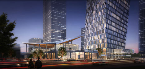 Aedas to design Xuhui Binjian Media City 188S-G-1 Tower and Podium in China