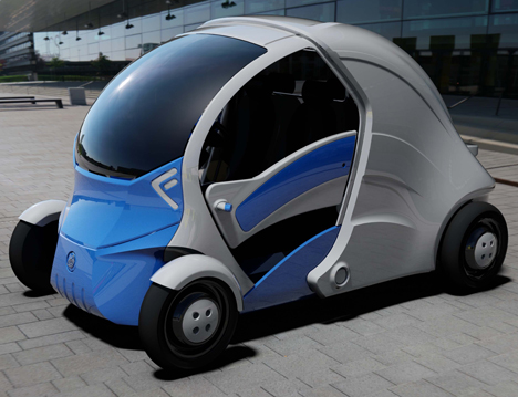 Armadillo-T foldable electric micro-car by KAIST