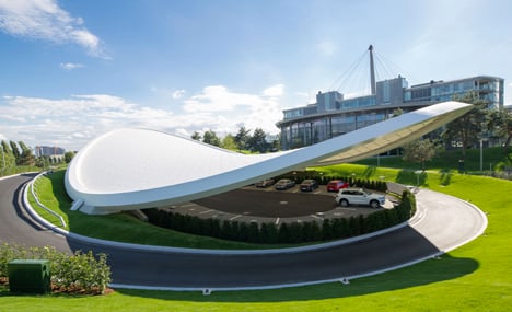 Autostadt Roof and Service Pavilion by Graft Gesellschaft von Architekten