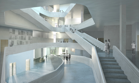 University of Iowa Visual Arts Building by Steven Holl Architects