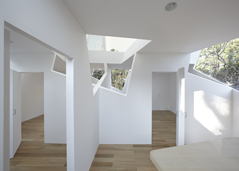 Villa Kanousan of Cubic Voids by Yuusuke Karasawa Architects