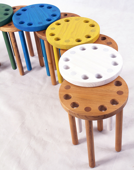 Poke Stool by Kyuhyung Cho for Innermost