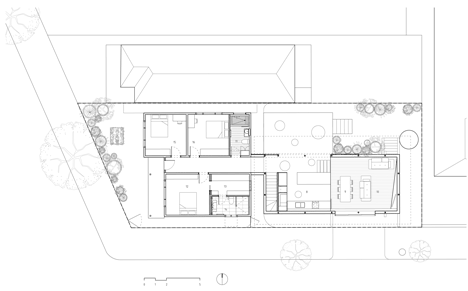 Ground floor plan of Mullet House by March Studio