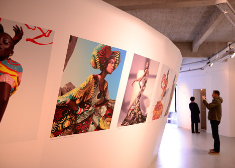 Vlisco Unfolded exhibition at Dutch Design Week 2013