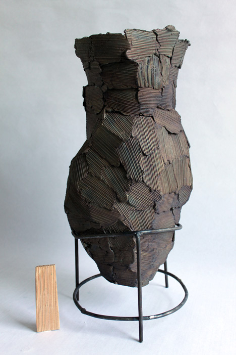 Wooden Vase by Peter Marigold at Spaces in Between by Aldo Bakker