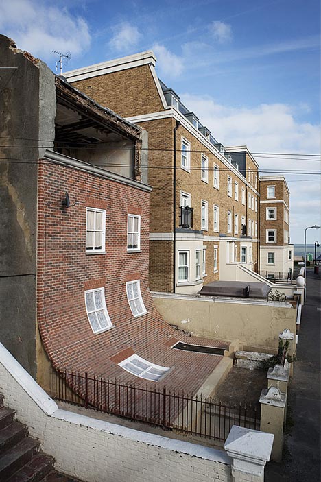 From the Knees of my Nose to the Belly of my Toes by Alex Chinneck