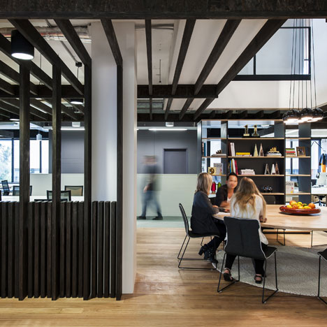 Office for a Sydney advertising agency combines "the New York loft with Scandinavian design"