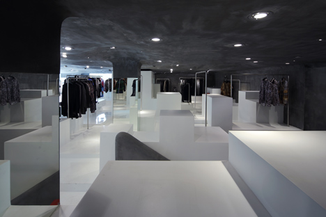 D2C concept store by 3Gatti Architecture Studio
