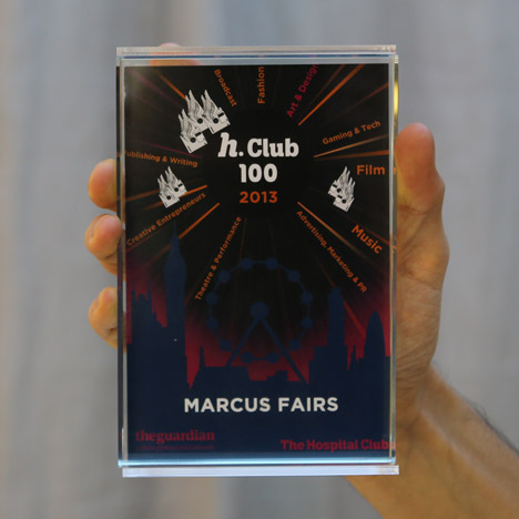 Dezeen Marcus Fairs Hospital Club 100 award
