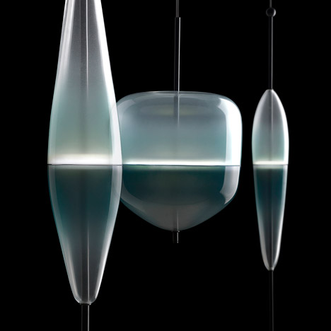 Flow(t) glassware by Nao Tamura at Luminaire Lab