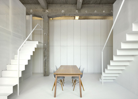 Loft FOR renovated apartment in Brussels by adn Architectures