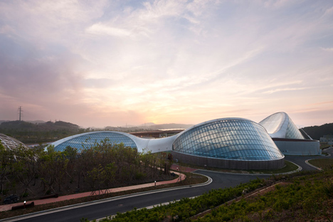 National Ecology Center botanic greenhouses by Grimshaw and Samoo