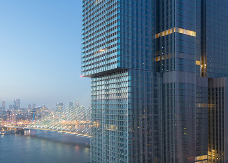 OMA completes De Rotterdam building