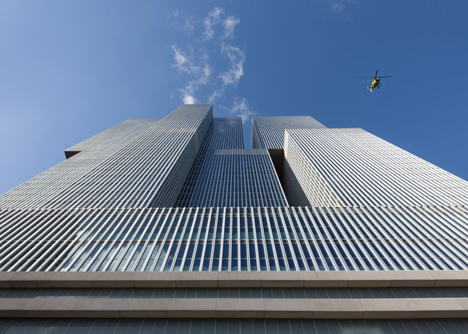 OMA completes De Rotterdam building