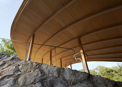 Roof and Mushrooms pavilion by Nendo and Ryue Nishizawa