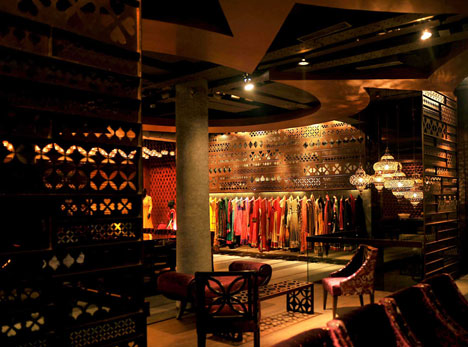 Tashya bridal wear store in Chandigarh, India, by Charged Voids