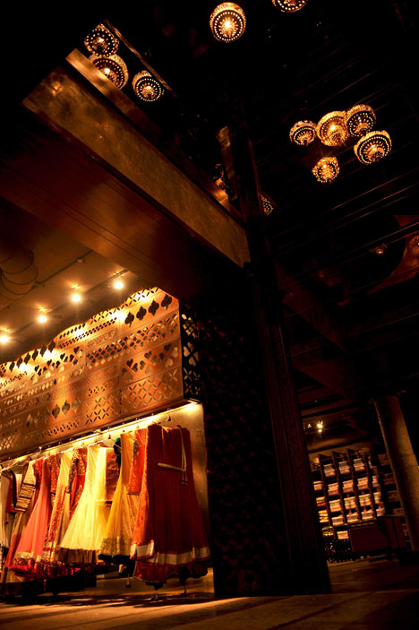 Tashya bridal wear store in Chandigarh, India, by Charged Voids