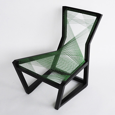 Woven Easy Chair by Alexander Mueller