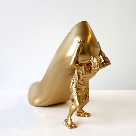 Gold Digger 12 shoes for 12 lovers by Sebastian Errazuriz