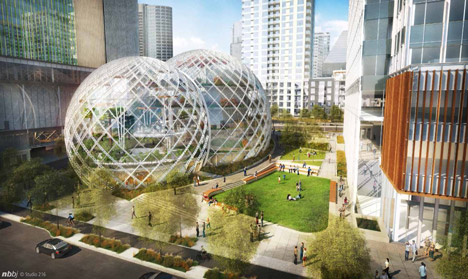 Amazon wins approval for Seattle headquarters inside giant orb-shaped greenhouses