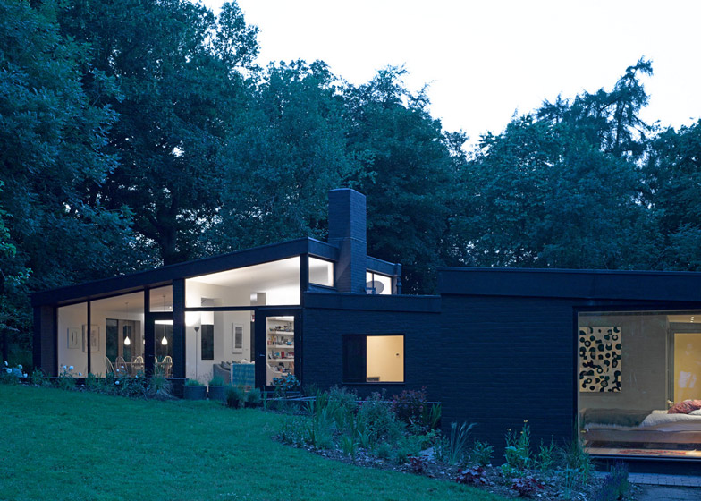 Black Brick House In The Woods By Takero Shimazaki And Charlie Luxton