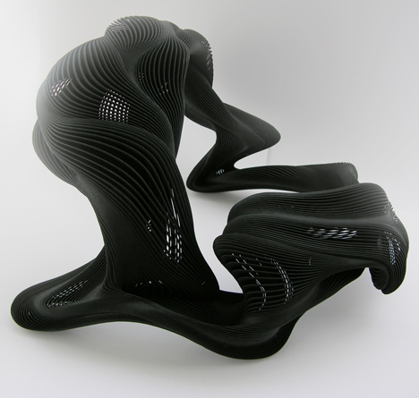 Kinesis 3D-printed body adornments by Daniel Widrig
