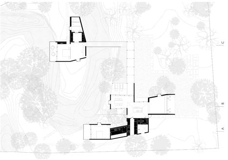 Floor plan of House on a stream by Architecture Brio