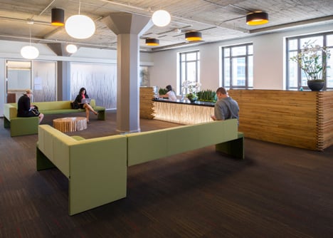 Twitter's colourful global headquarters by IA Architects and Lundberg Design