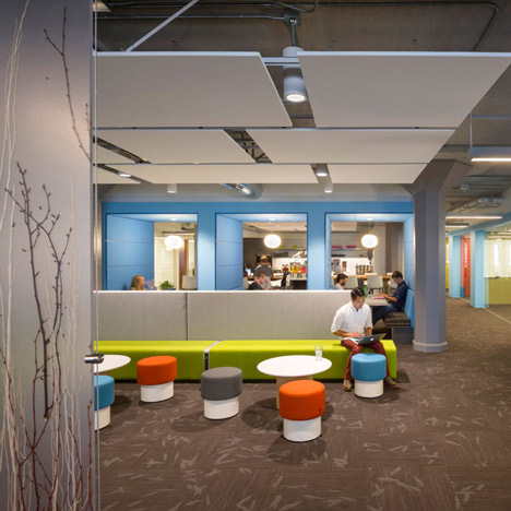 Twitter's colourful global headquarters by IA Architects and Lundberg Design