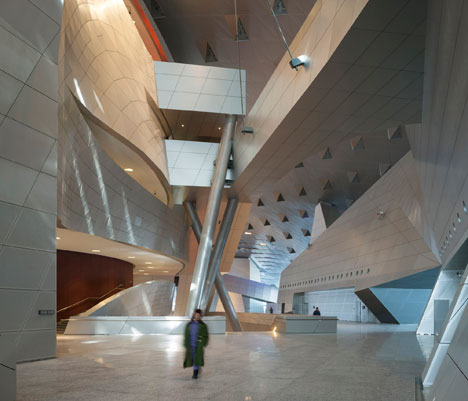 Interior: Dalian Congress Centre by Coop Himmelb(l)au photographed by Duccio Malagamba