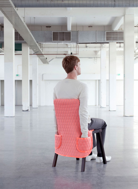 Clothing designed for chairs by Bernotat and Co